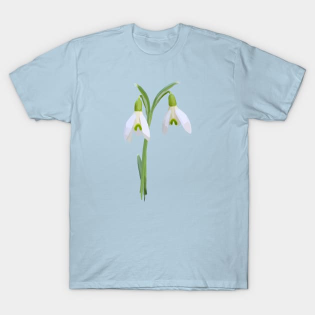 Snowdrops T-Shirt by A_using_colors